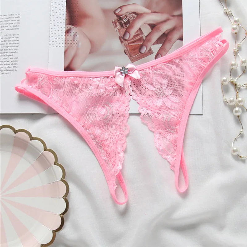 Сексуальные трусики открытая промежность Порно кружева нижнее белье прозрачное