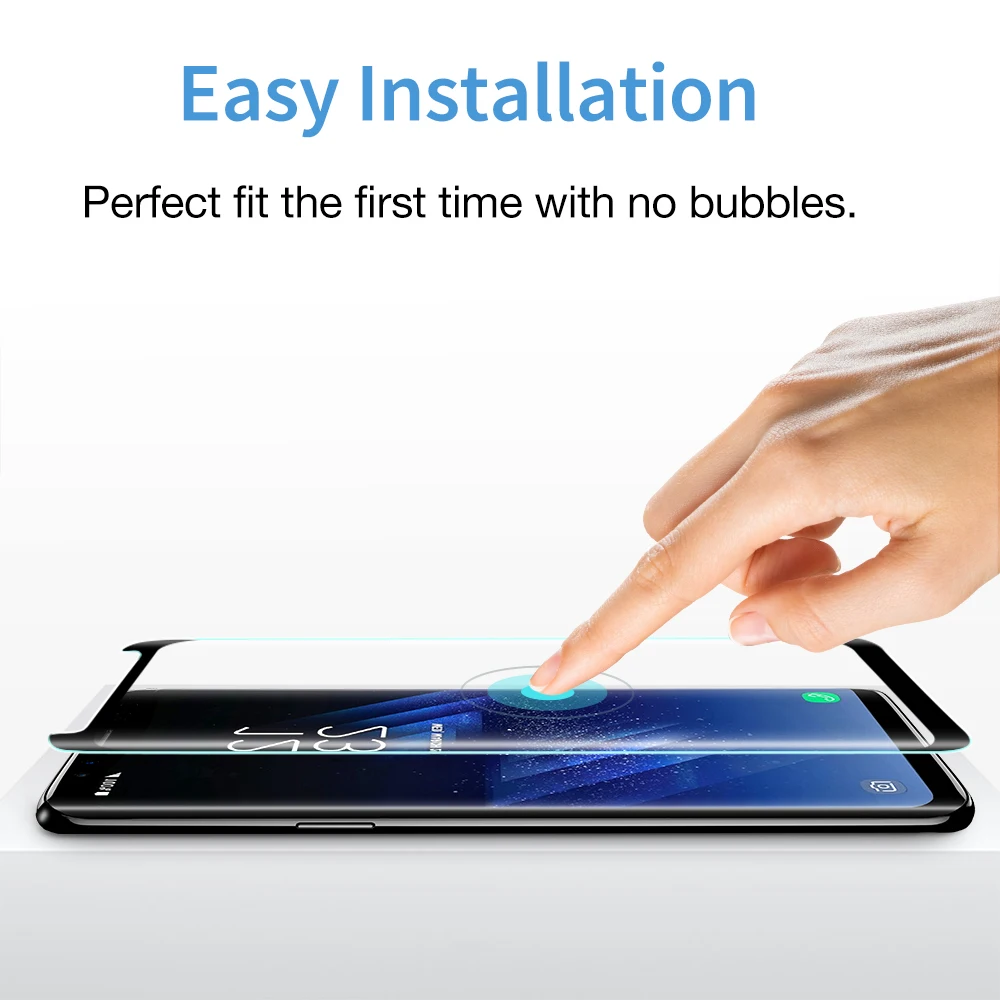 ESR 9H Защитная пленка для samsung Galaxy S9 3D изогнутая полноэкранная крышка для samsung S9 Plus закаленное стекло