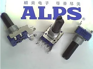 2 шт./лот ALPS оригинальный бренд RK11 Тип потенциометра 104 Вт длина среднего вала 20