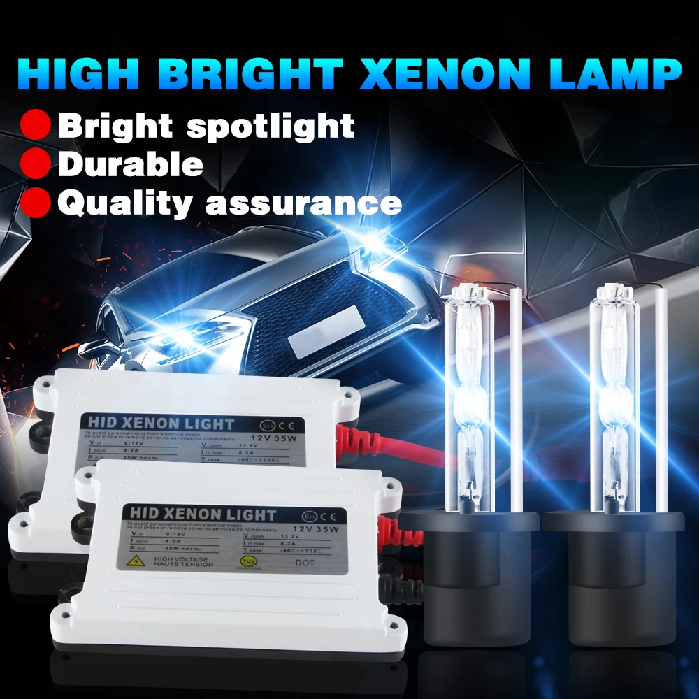 Комплект для преобразования ксеноновых фар 2 шт. 55 Вт тонкие балласты 12 В H1 H4 H7 H3 H11
