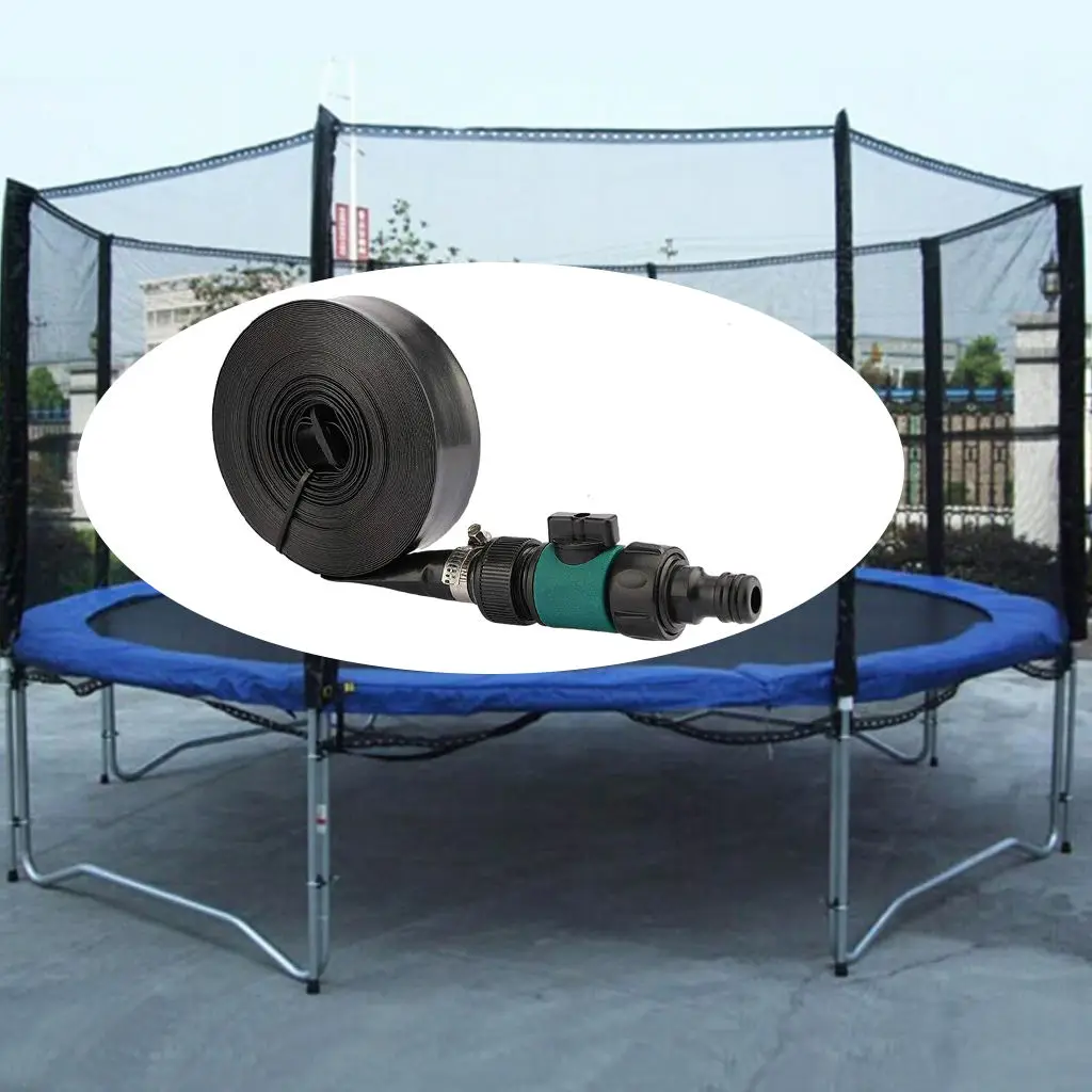 

8M Kids Water Game Activity Trampoline Water Park Outdoor Toy Giant Sprinkler