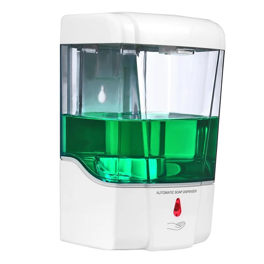 

600/700ml Automatic Sensor Soap Dispenser Touchless Wall Mounted Liquid Soap Home Bathroom C44