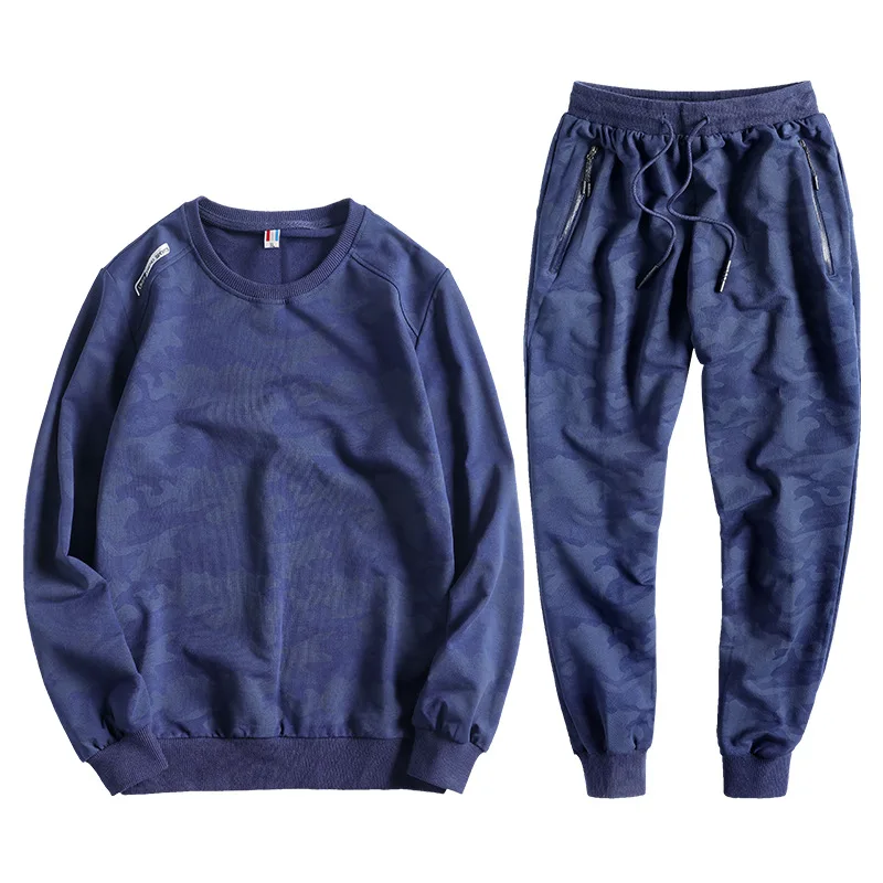 L-10XL Камуфляж для мужчин Спорт на открытом воздухе комплект спортивная хлопковая