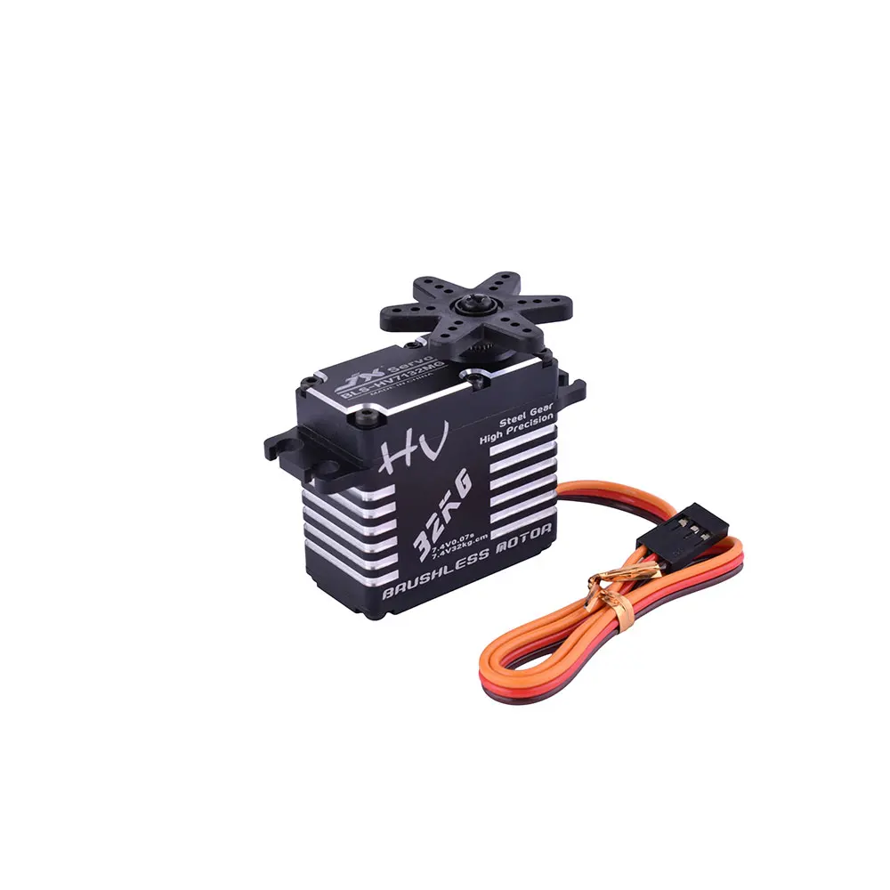 JX Servo BLS-HV7132MG 32 кг 7,4 В 0.07sec высокая скорость точность стали шестерни ЧПУ цифровой бесщеточный для RC автомобиль робот самолет Дрон