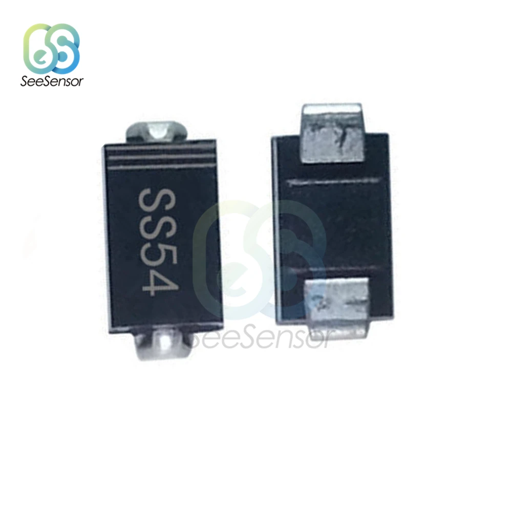10Pcs/lot SMA SMD Schottky Diode SS54 DO-214AA | Инструменты