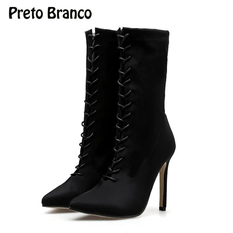PRETO BRANCOWish/сапоги на высоком каблуке в европейском и американском стиле с