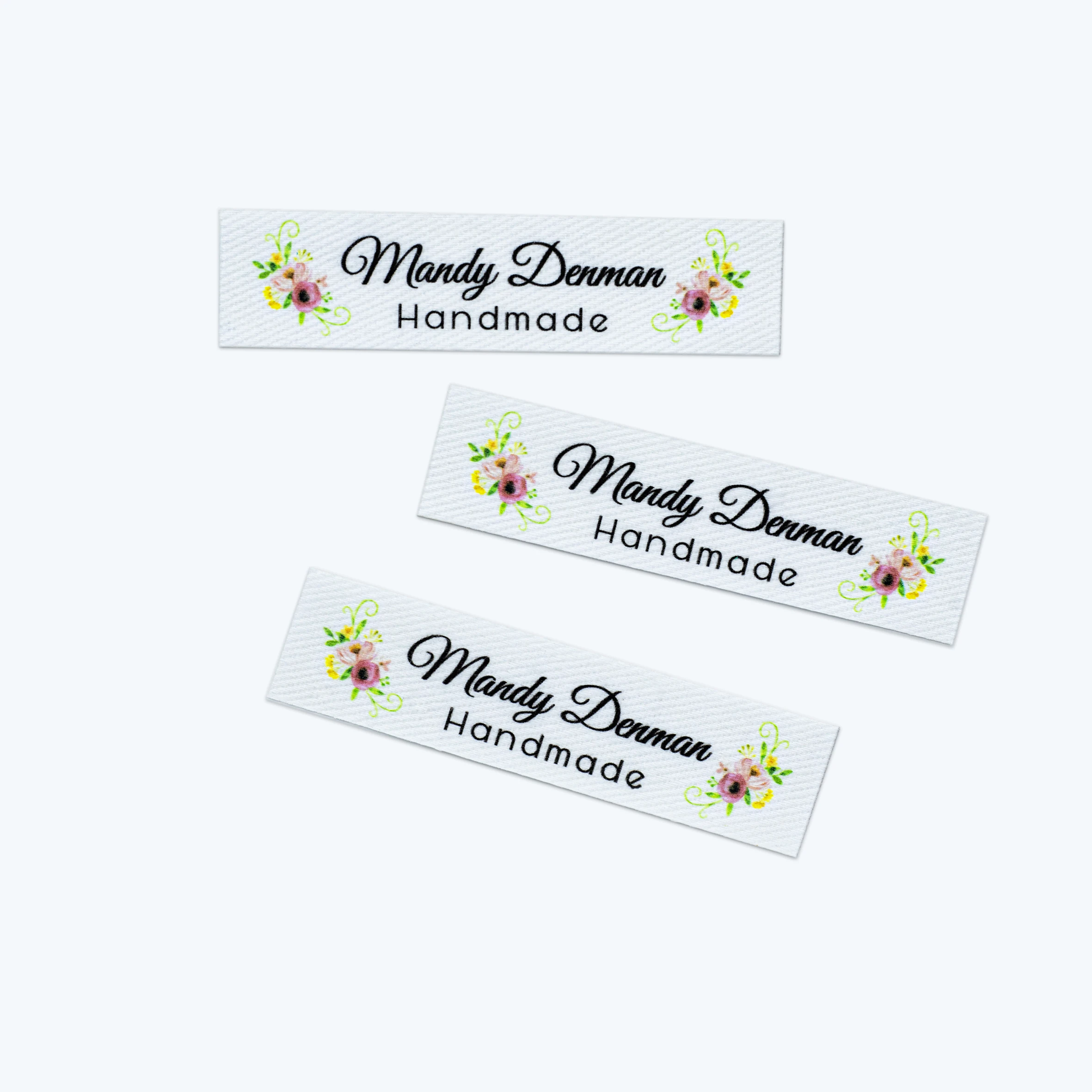 

96pieces Custom Ironing Labels, Personalized Brand , Logo or Text, Clothing Labels, iron on, Square, frame (YT339)