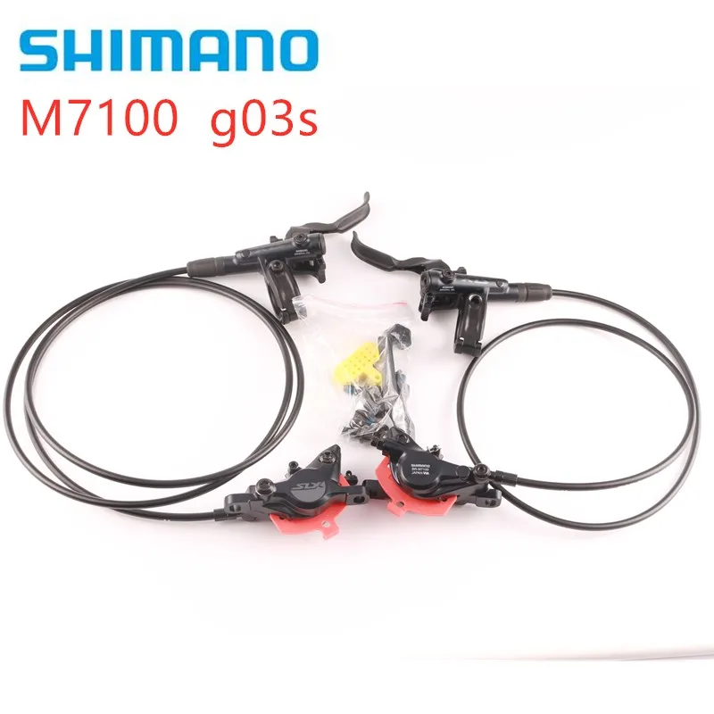 Тормоз SHIMANO DEORE SLX M7120 4 поршневой гидравлический дисковый для горного велосипеда с