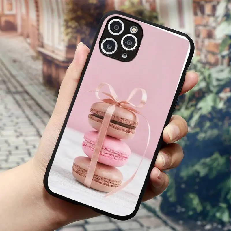 

Macarons Food colorful dessert Phone Case for iPhone 11 12 mini pro XS MAX 8 7 6 6S Plus X 5S SE 2020 XR