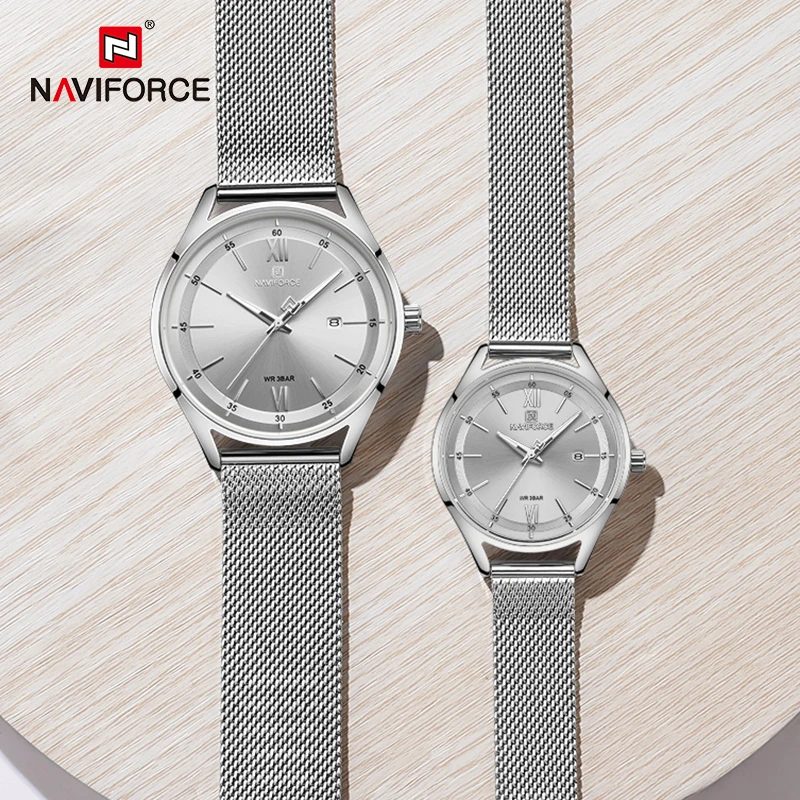 Часы наручные NAVIFORCE мужские/женские кварцевые роскошные модные