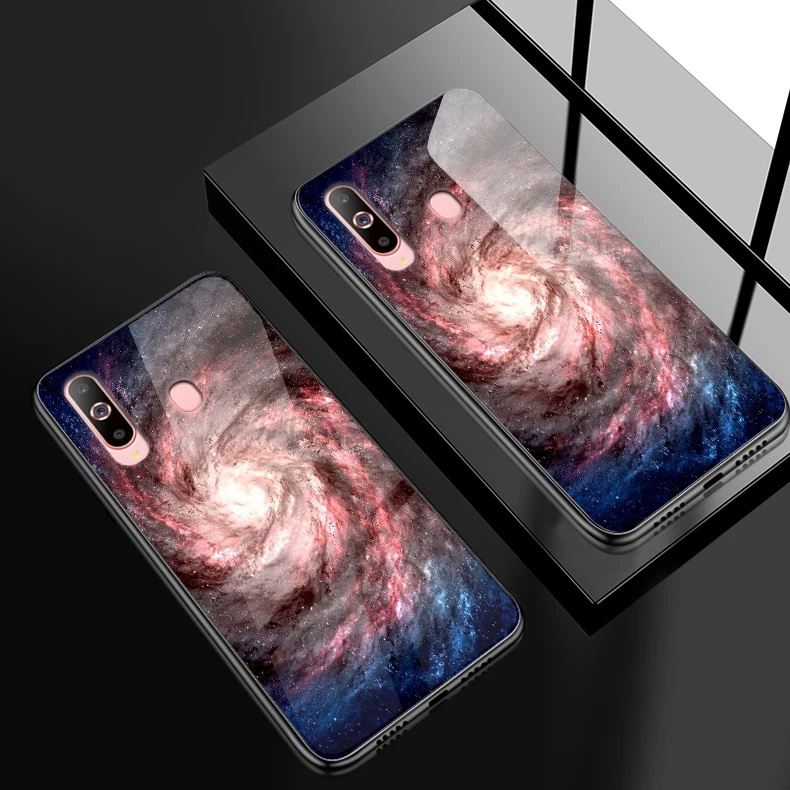 W367 Чехол для телефона для samsung Galaxy A10 A20 A30 A40 A50 A6S A70 A8S A80 A90 закаленное Стекло крышка J4Plus M10 M20 M30 Note9 жесткий корпус - Color: W367