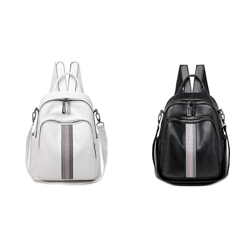 

Водонепроницаемый рюкзак из искусственной кожи, Молодежная школьная сумка в студенческом стиле, Повседневная многофункциональная дамская...