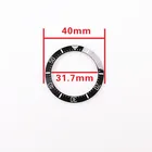 Новинка 40 мм Универсальный черный керамический БЕЗЕЛЬ для часов классический изысканный БЕЗЕЛЬ для часов вставка аксессуары Высокое качество