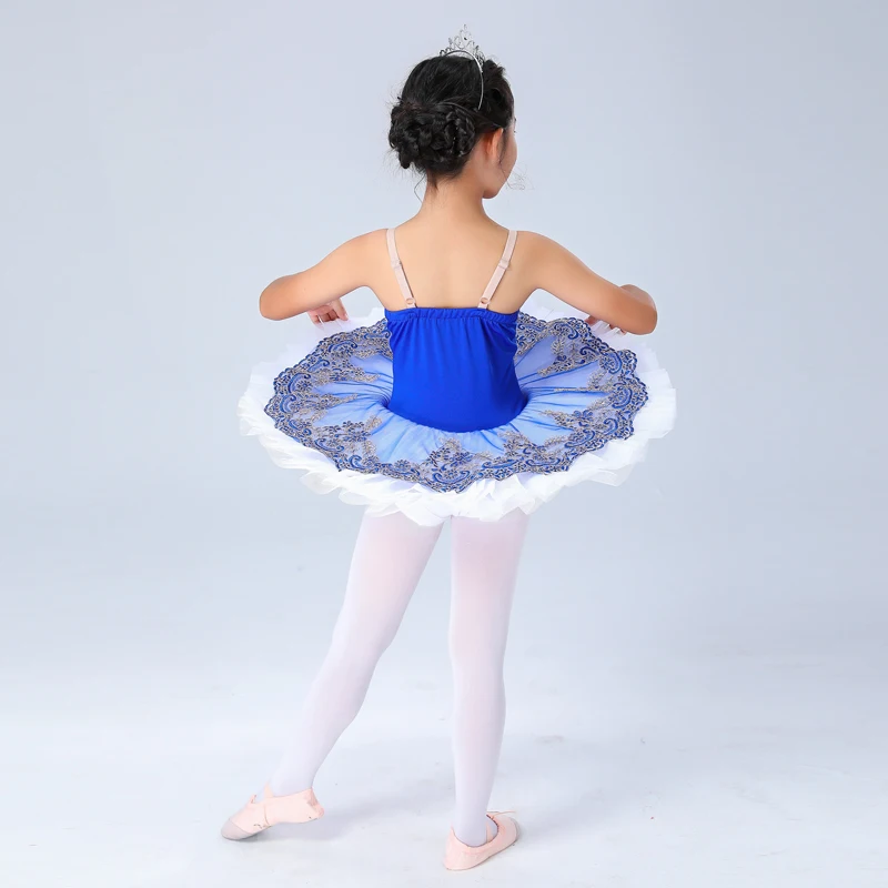 Королевский Синий Профессиональный балерина балетная пачка для детей девочек