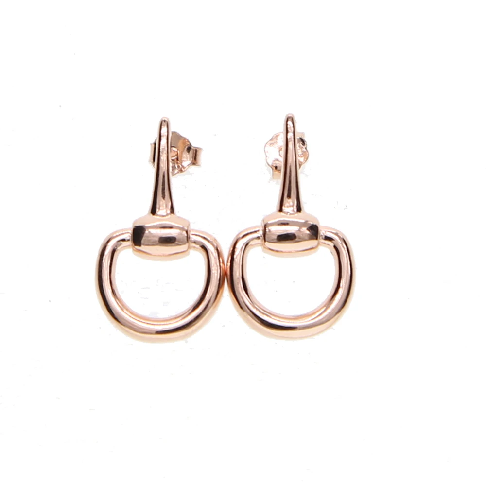 Прямая поставка классические серьги гвоздики из стерлингового серебра 925 пробы с