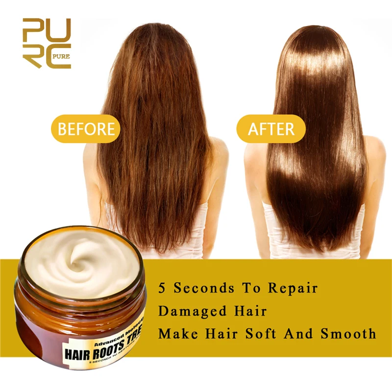 Очищающая 60 мл Волшебная кератиновая маска для лечения волос 5 секунд ремонт