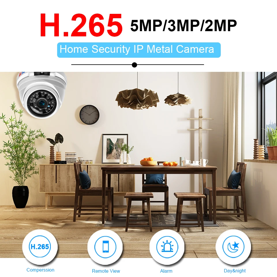 Besder 2MP 3MP 5MP детектор движения камера безопасности антивандальный Антивандальный Крытый Открытый IP камера металлический чехол IP66 XMEye IPC