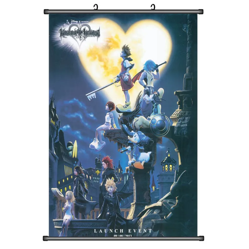 Японские декоративные картины аниме-игры Kingdom Hearts Sora &amp Riku Kairi Ventus Aqua домашний
