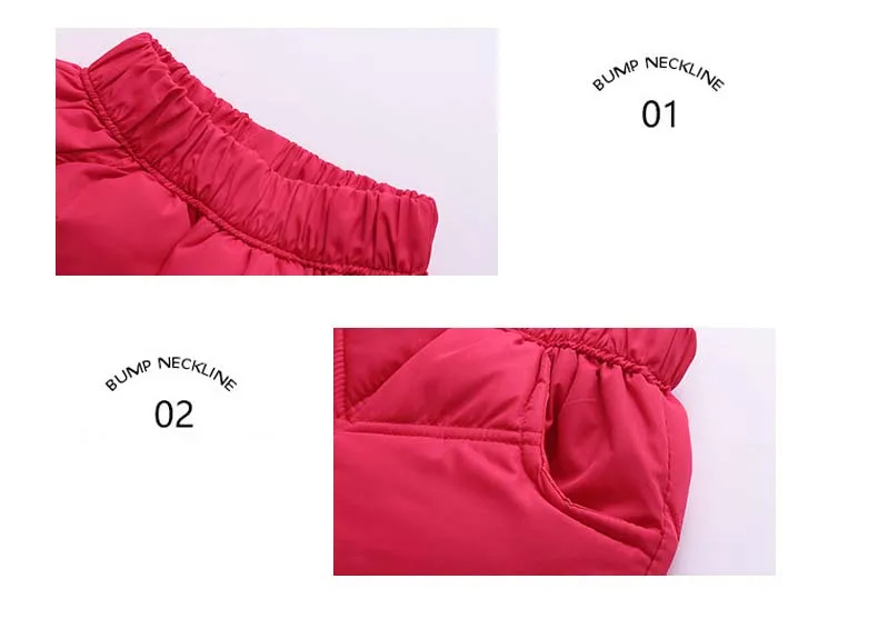 Kids Pants Autumn Winter New Baby Boys Girls Down Pants Children Thick Warm Down Trousers Kids Clothes Waterproof Trousers