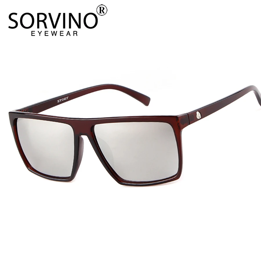 SORVINO Ретро стиль узкие Квадратные Солнцезащитные очки для женщин и мужчин