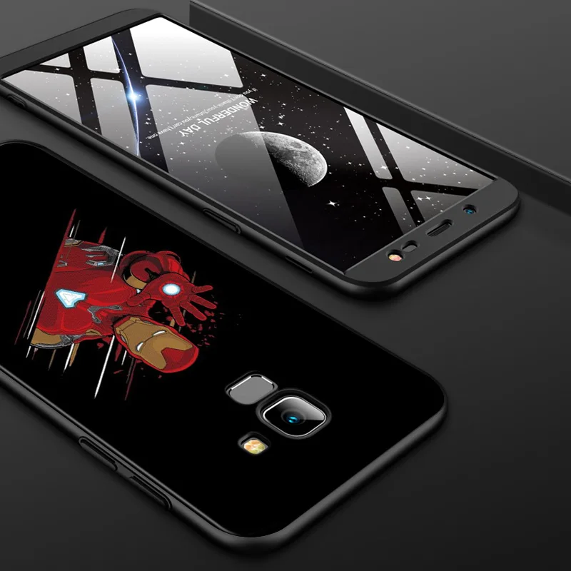 

Marvel Avengers Super Hero Iron Man For Samsung Galaxy J8 J7 Duo J6 J5 Prime J4 Plus J3 J2 Core 2018 2017 2016 Black Phone Case