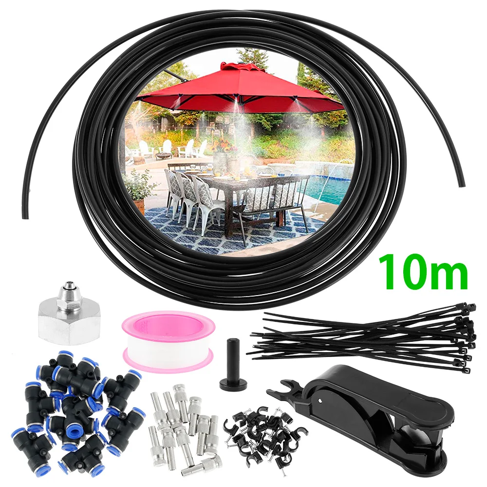 

Комплект для полива сада, самовосстанавливающийся распылитель для мелкокапельного орошения растений, 10 м