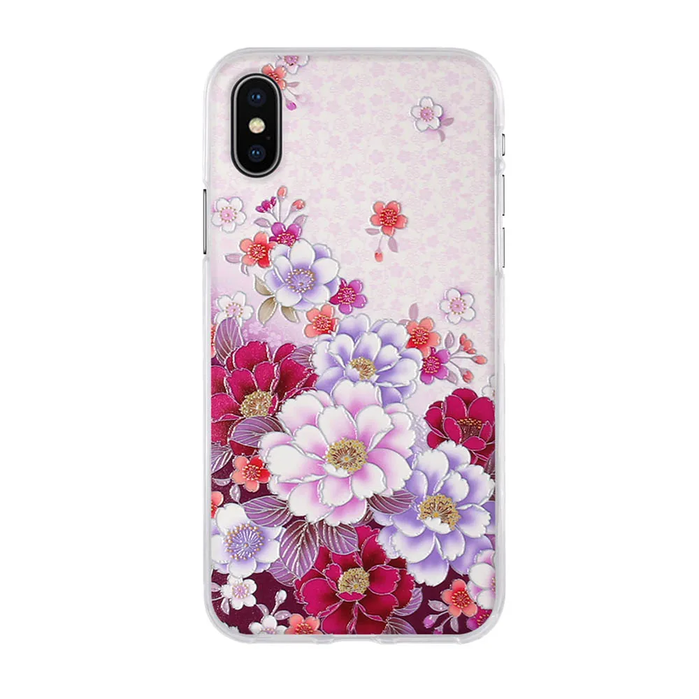 For Sony Xperia XA1 Plus Case Cartoon Flower Silicone Soft Back Cover XA 1 Bag | Мобильные телефоны и аксессуары