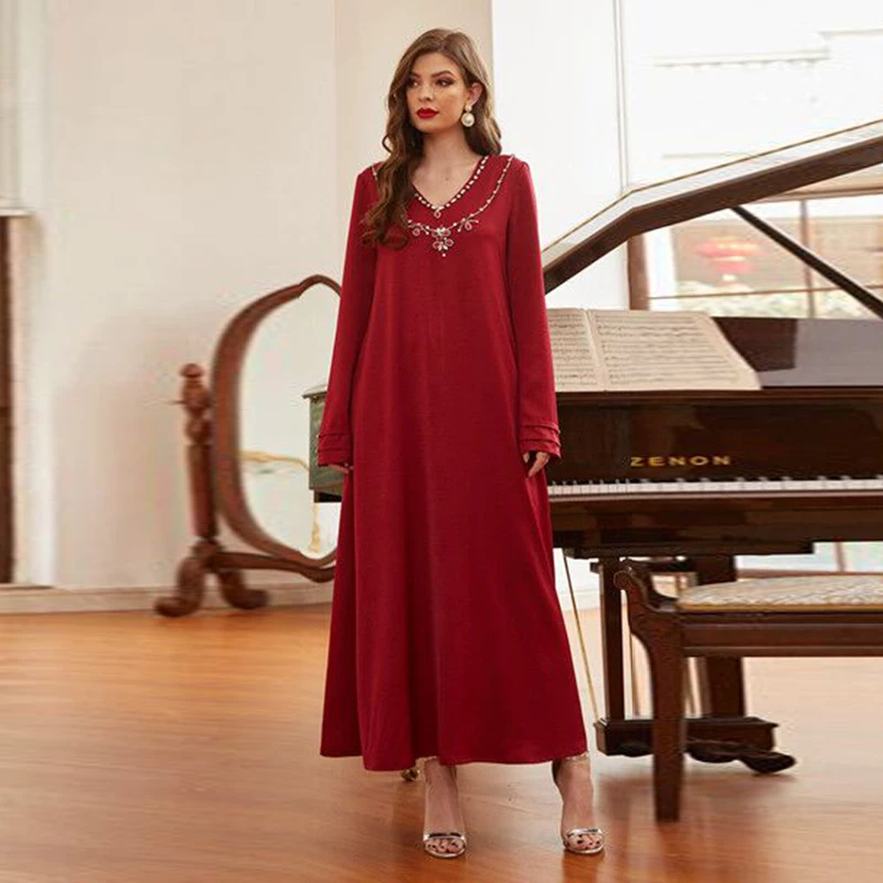 

Kaftan Robe Caftan Marocain Ramadan Eid Abaya Turkey Muslim Abayas for Women Dubai Moroccan Djellaba Femme Ropa Musulmana Mujer
