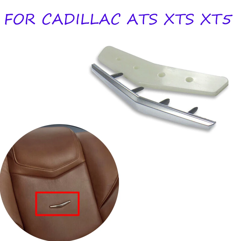 

23267944 Car Accessories Interior Posher Cabin Leather Seat Wave Crest Badge Fits For Cadillac SRX ATS XTS XT5 CT6 Escalade