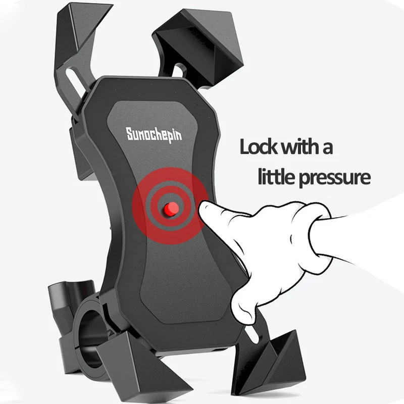 Держатель для телефона на руль мотоцикла или велосипеда крепление зеркало