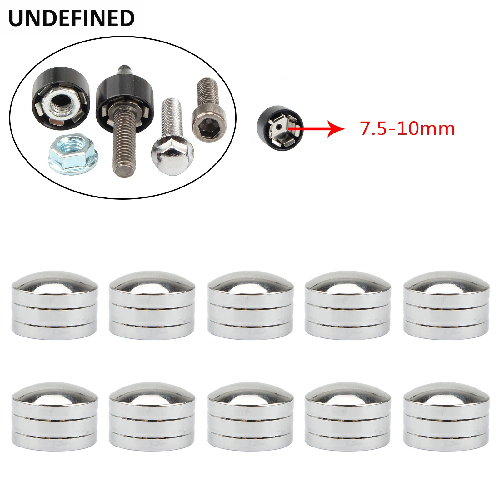 Хромированная крышка болта с головкой мотоцикла, винты с головкой, колпачки с ЧПУ для Harley Touring Road Glide Twin Cam Sportster Dyna Softail