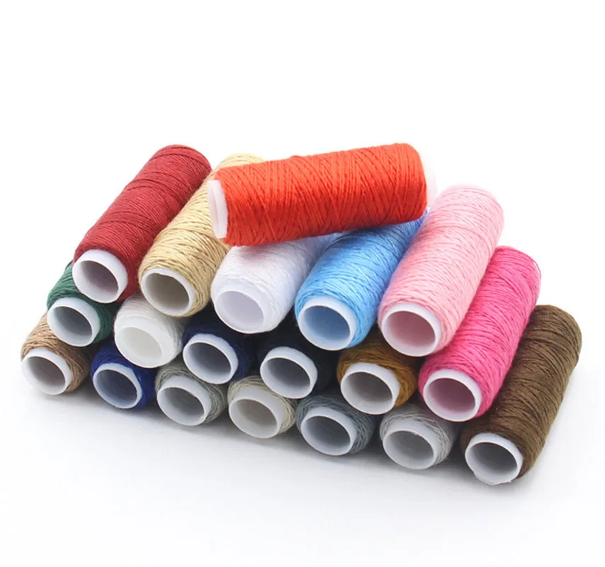 Набор разноцветных швейных ниток из полиэстера 200 ярдов 5 шт. прочные и