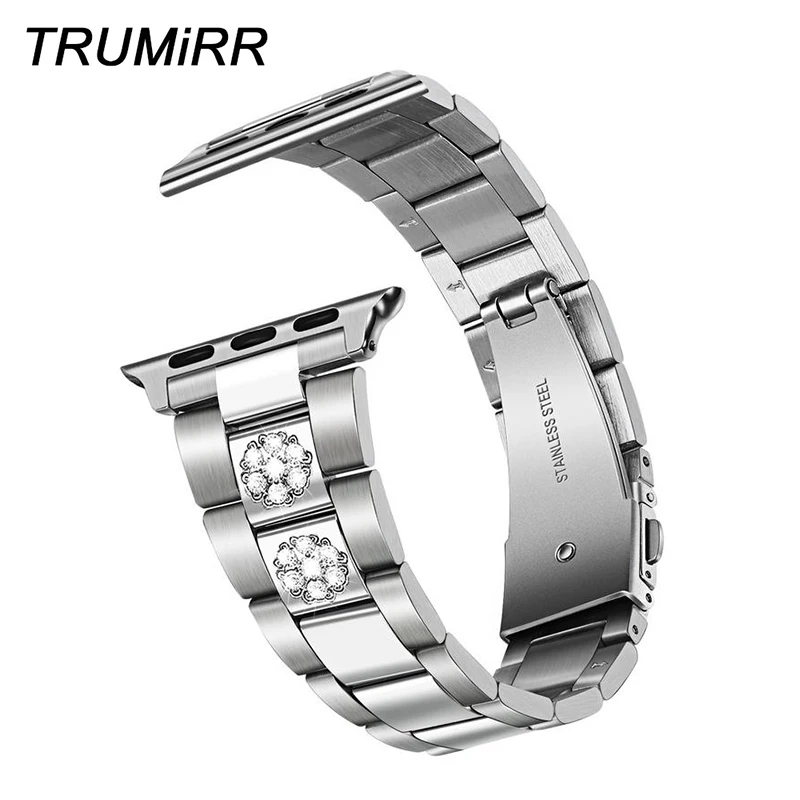 Ремешок TRUMiRR для iWatch Apple Watch Series 5 4 3 2 1 44 мм 42 40 38 браслет из нержавеющей стали с