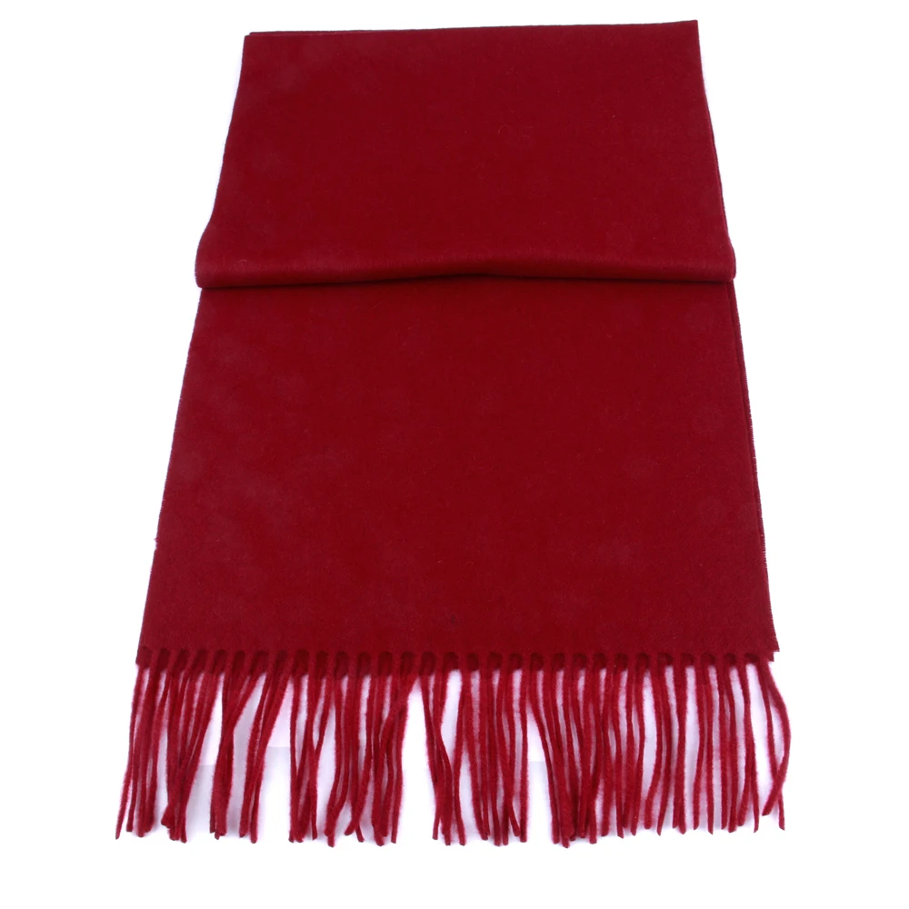 Luxury Cashmere Wool Scarf ,Warm Winter Men Scarves Burgundy Wool Scarves Comfortable Dark Red Fashion Design Casual Wear 2021