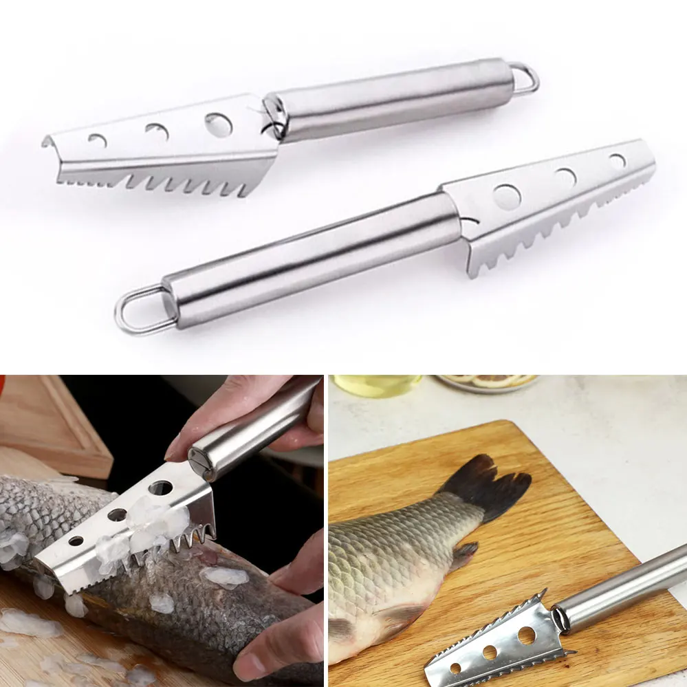 Кухонные инструменты для очистки рыбьей кожи нержавеющая сталь скребок рыбы