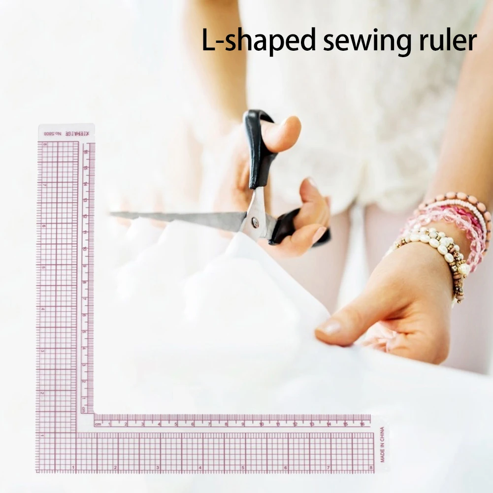 L-образная линейка для резки одежды акриловая квилтинга аксессуары шитья