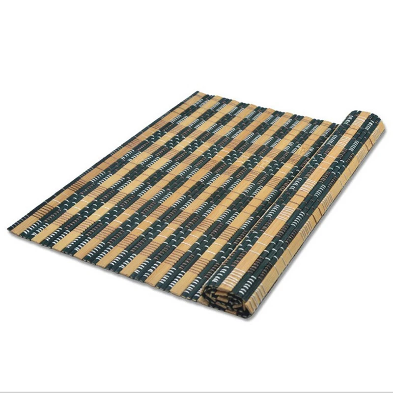 

2PCs Hand-woven Bamboo Tea Table Tray Tea Mat Heat Insulation Coffee Drink Cup Pot Holder Mug Coasters Tea Accessories Placemat