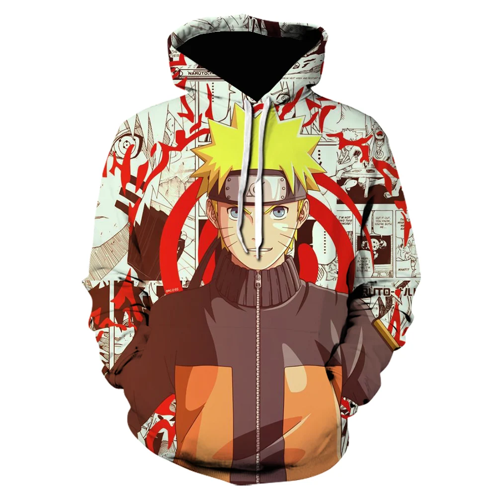 

Boys Hooded Sweatshirt Japanese Anime 3D Printing Fashion Casual Jacket Spring and Autumn 2021