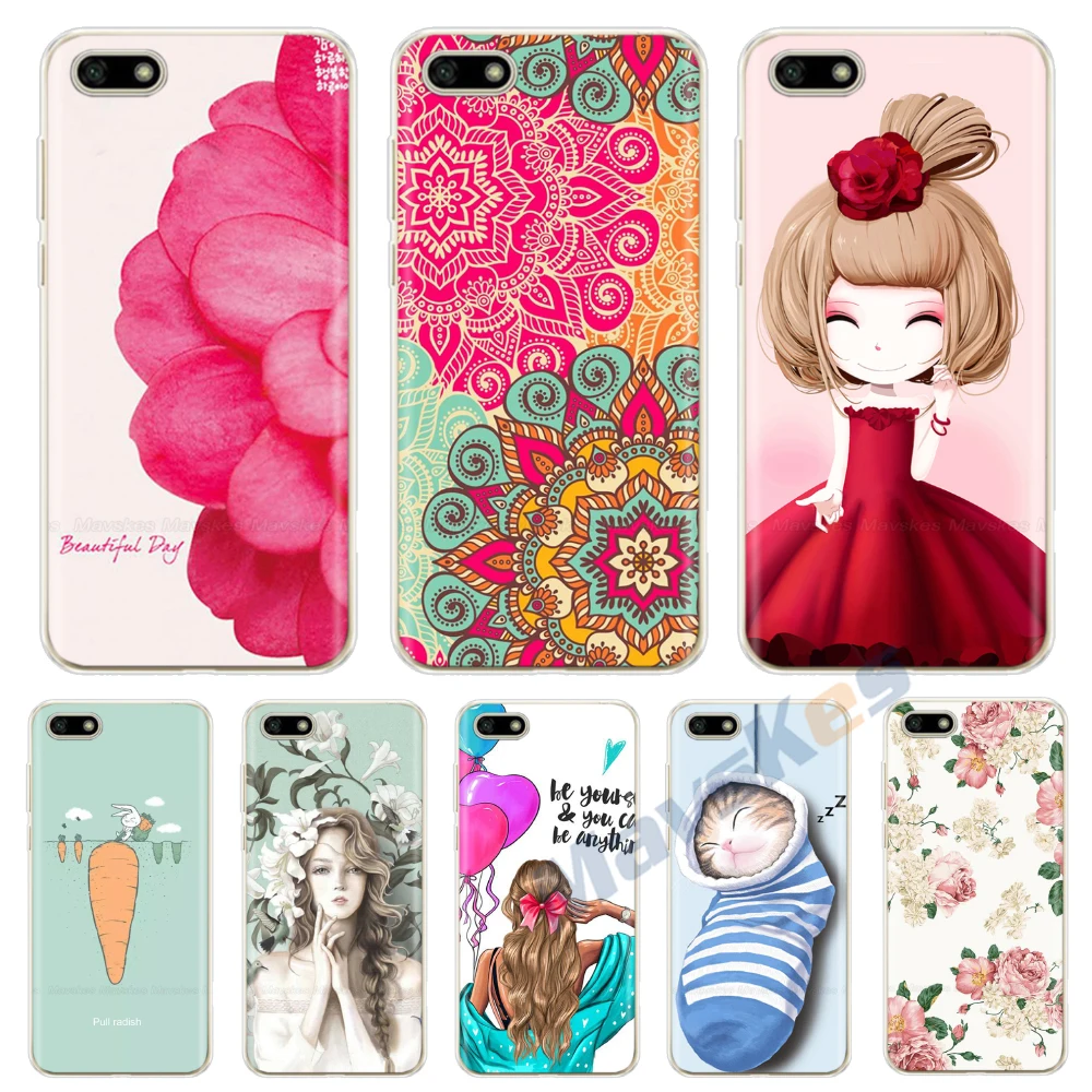 Мягкий силиконовый чехол для huawei Y5 Y5 Lite TPU милый чехол для huawei Y5 Y 5 Prime Fundas Coque Phone Capas Bumper
