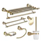 Набор аксессуаров для ванной комнаты, металлический держатель для зубной пасты