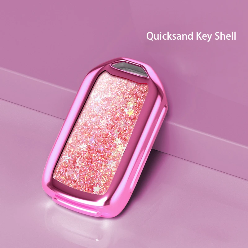

Quicksand car key case for Honda Civic Accord XRV VEZEL CITY JAZZ CIVIC HRV Crider CRV Key Cover Case Remote Folding Shell
