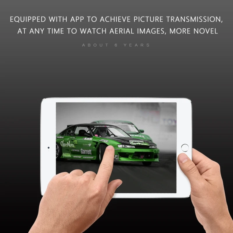 Квадрокоптер детский с дистанционным управлением Wi Fi FPV камерой 1080P и вращением