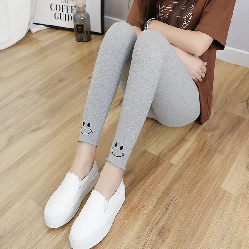 

Maternity pants spring 2020 new stomach lift high waist wild wear pregnant women leggings Korean fashion feet pants