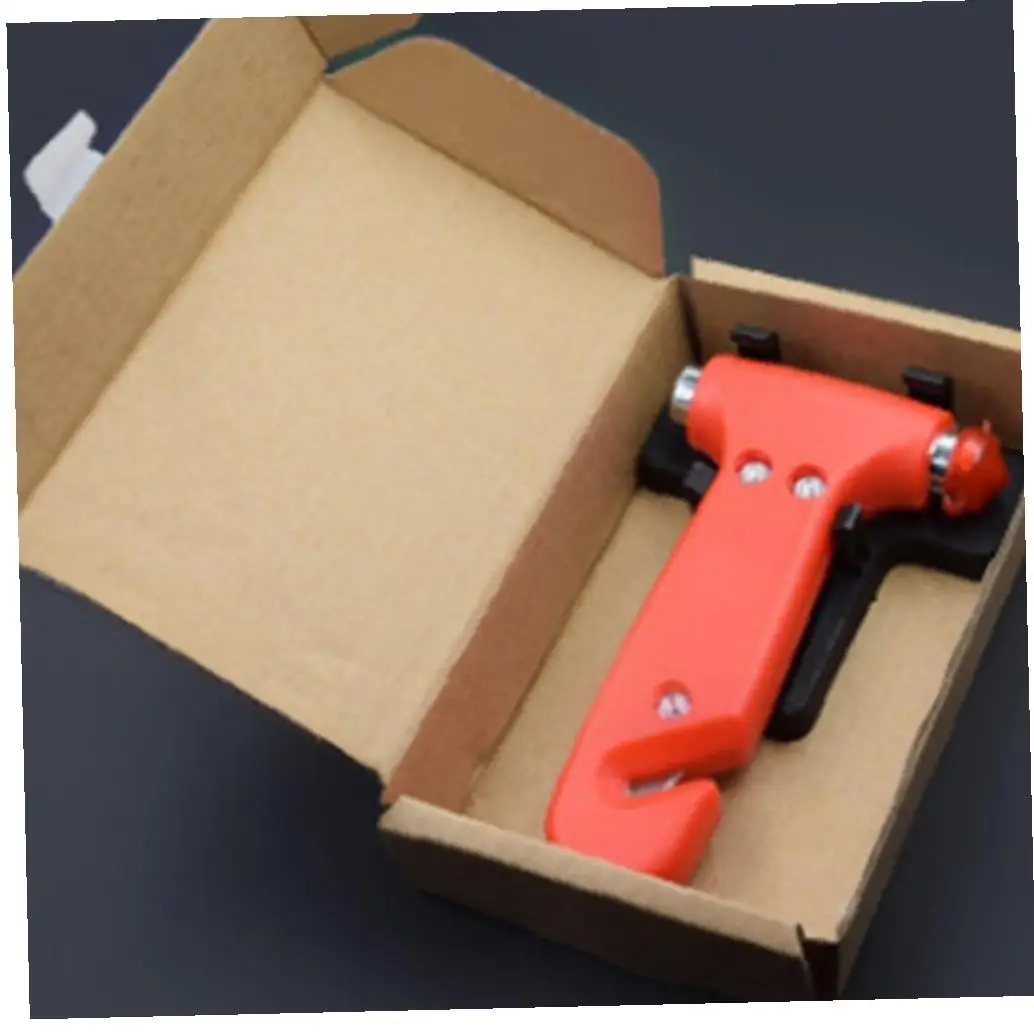 2 в 1 автомобильный молоток для безопасности окна стеклянный выключатель Мини