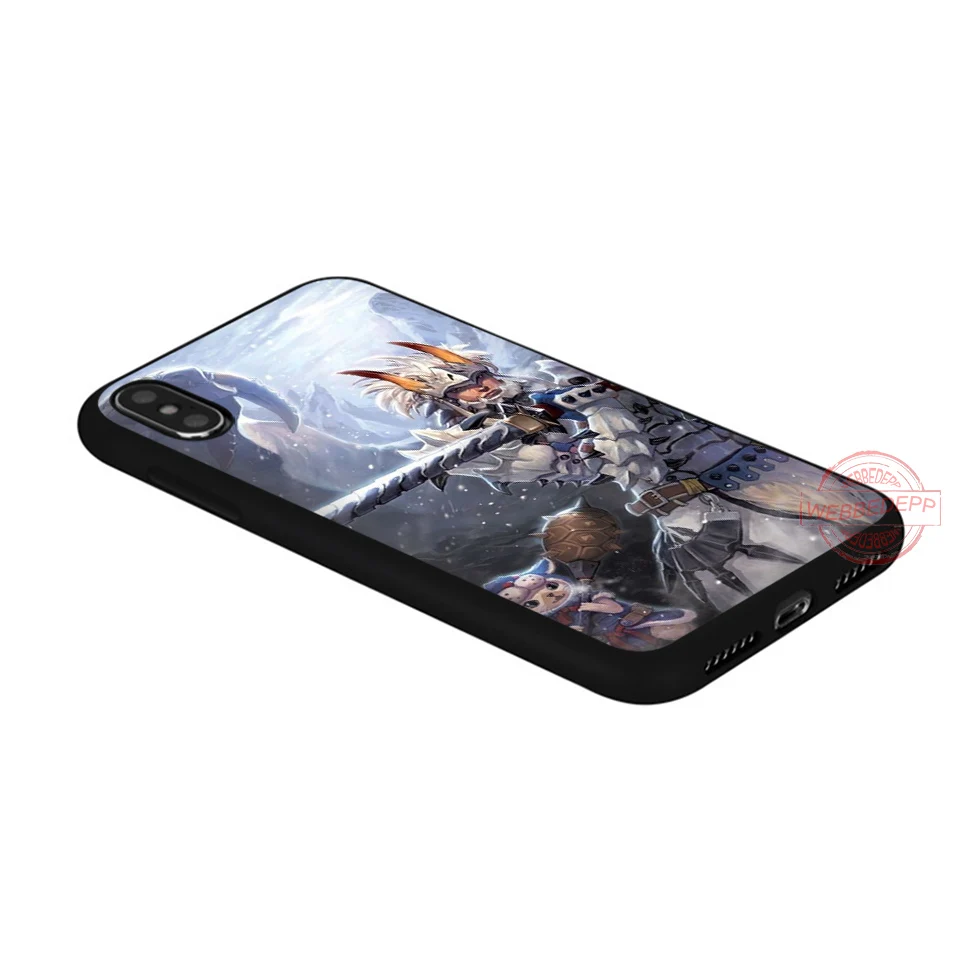WEBBEDEPP Monster hunter Soft Silicone TPU Phone Case for iPhone 5 6 7 8 Plus X XS XR Max 11proMax |