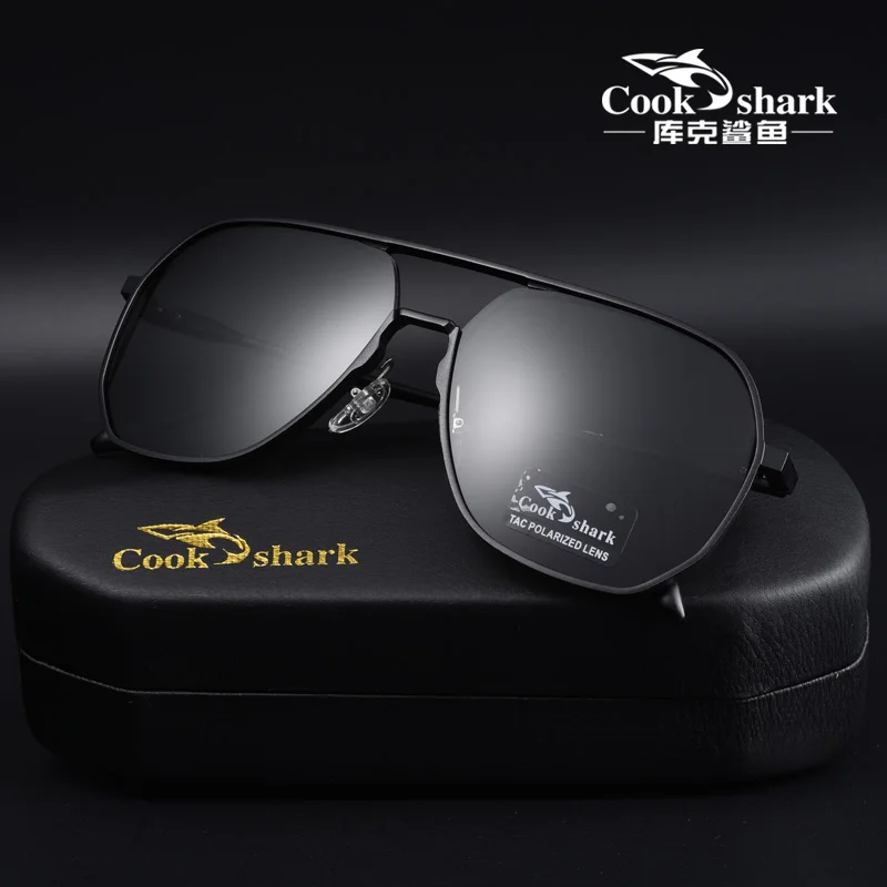 Мужские поляризационные солнцезащитные очки Cook Shark специальные для вождения