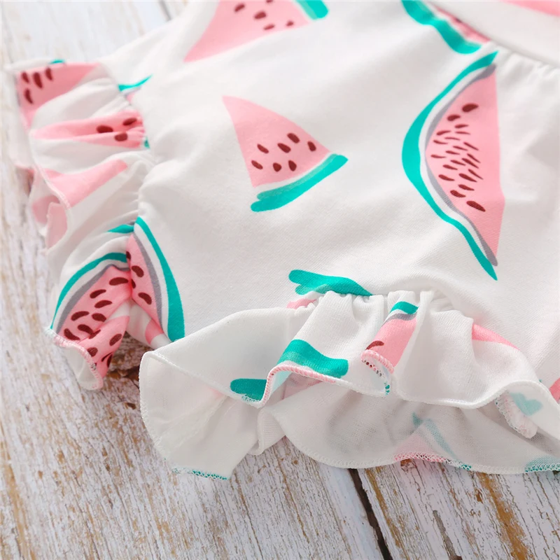 

0-3T Summer Baby Girls Clothes Solid Color Long Sleeve Jumpsuit High Waist Short Pants Headband Clothing Set 3Pcs