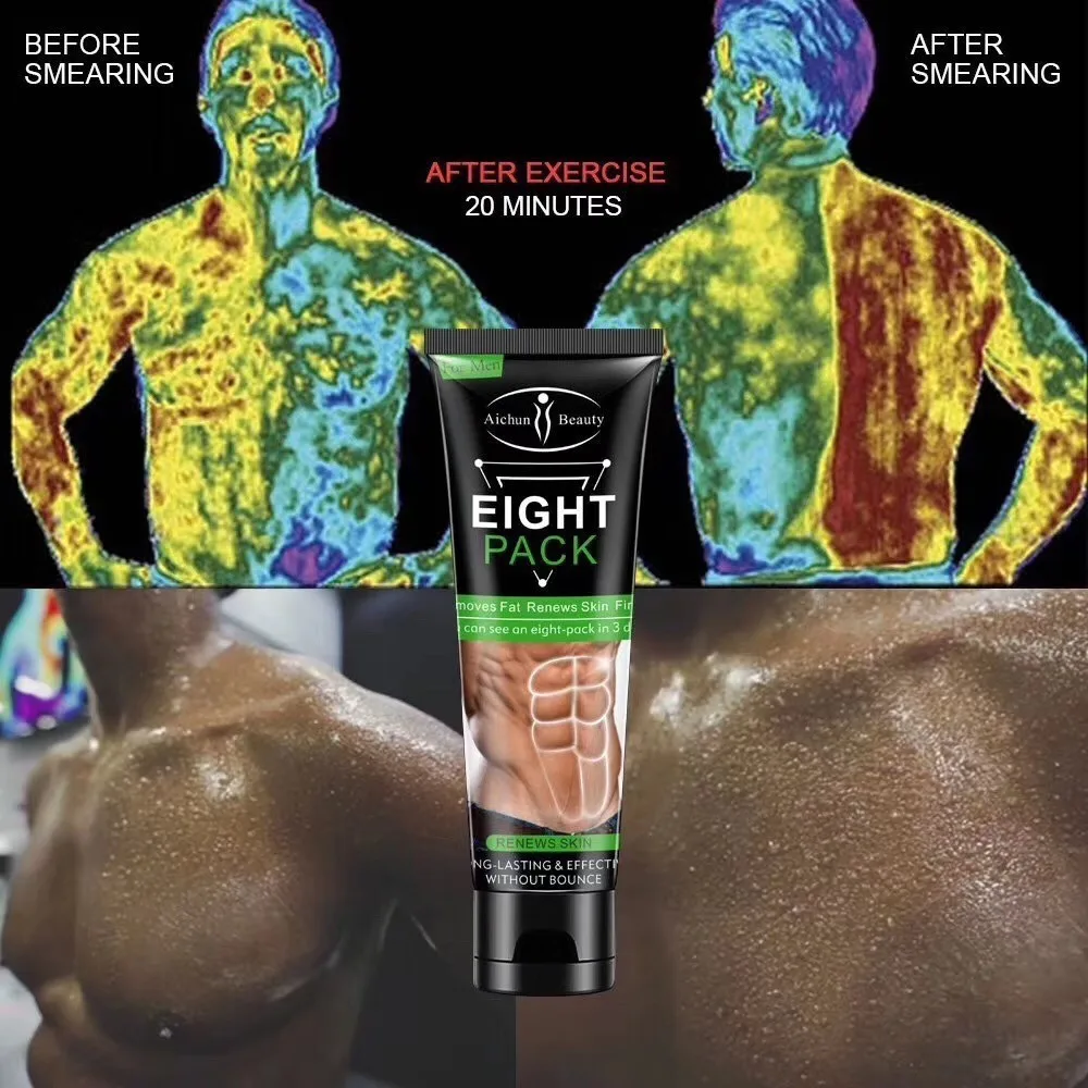 80g Powerful Abdominal Muscle Cream Stronger Strong Anti Cellulite Burn Fat Product Weight Loss For Men DROP SHIP |