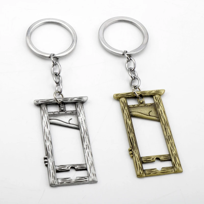 Для мужчин гильотина ворота брелок Винтаж ювелирные изделия Французской