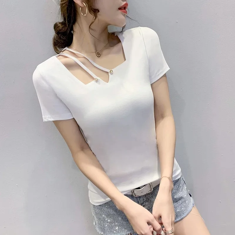 

Black T Shirt Women Clothes 2019 Fashion turquoise Tee Top Fashion Cotton Ladies Tee Shirt